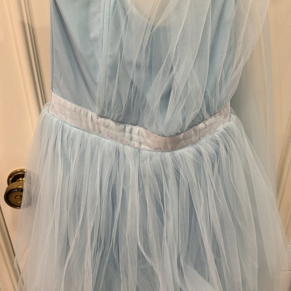 Karen Millen Tulle One Shoulder Woven Midi Dress - Picture 5 of 12